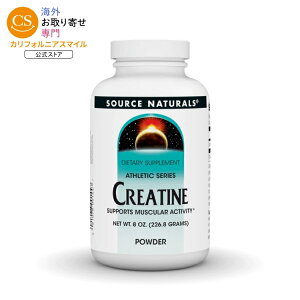 �\�[�X�i�`�������Y �N���A�`�� �A�X���`�b�N�V���[�Y �p�E�_�[ 227g Source Naturals Creatine Athletic Series 8 oz. Powder �y�����񂹏��i�z�y���킹�Ĕ��������z