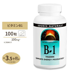 \[Xi`Y r^~B1 100mg 100 ^ubg Source Naturals Vitamin B-1 100mg 100tablets  j R r^~  NTvy񂹏izy킹Ĕz