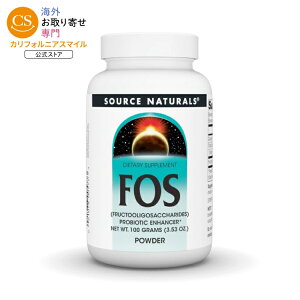 �\�[�X�i�`�������Y FOS �p�E�_�[ 100g Source Naturals FOS 100 gm Powder �y�����񂹏��i�z�y���킹�Ĕ��������z