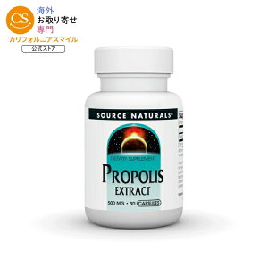 �\�[�X�i�`�������Y �v���|���X 500mg 30�J�v�Z�� Source Naturals Propolis 500 mg 30 Capsule �y�����񂹏��i�z�y���킹�Ĕ��������z