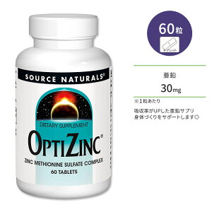 \[Xi`Y IveBWN m`Ij 30mg ^ubg 60 Source Naturals OptiZinc Tablets  A~m_ wAPA r[eB[ oC^eBy񂹏izy킹Ĕ