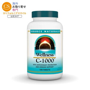 �\�[�X�i�`�������Y �E�F���l�X C-1000 100�� Source Naturals Wellness C-1000�E100 Tablet �y�����񂹏��i�z�y���킹�Ĕ��������z