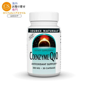 �\�[�X�i�`�������Y �R�G���U�C��Q10 200mg 30�x�W�J�v�Z�� Source Naturals Coenzyme Q10 200 mg 30 Vegetarian Capsule �y�����񂹏��i�z�y���킹�Ĕ��������z