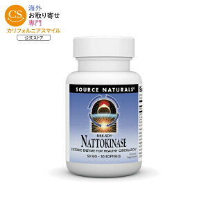 �\�[�X�i�`�������Y �i�b�g�E�L�i�[�[ NSK-SD 50mg 30�\�t�g�W�F�� Source Naturals Nattokinase NSK-SD 50 mg 30 Softgel �y�����񂹏��i�z�y���킹�Ĕ��������z