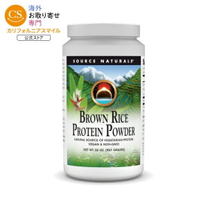 �\�[�X�i�`�������Y �u���E�����C�X�v���e�C�� �p�E�_�[ 908g Source Naturals Brown Rice Protein 32 oz. Powder �y�����񂹏��i�z�y���킹�Ĕ��������z
