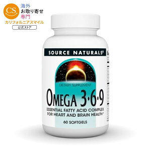 �\�[�X�i�`�������Y �I���K3-6-9 60�\�t�g�W�F�� Source Naturals Omega 3-6-9 60 Softgel �y�����񂹏��i�z�y���킹�Ĕ��������z