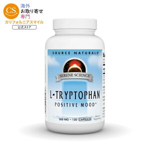 �\�[�X�i�`�������Y �Z���[���T�C�G���X L-�g���v�g�t�@�� 500mg 120�J�v�Z�� Source Naturals Serene Science L-Tryptophan 500 mg 120 Capsule �y�����񂹏��i�z�y���킹�Ĕ��������z