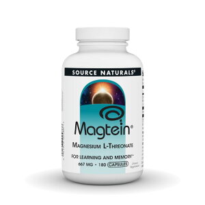 �\�[�X�i�`�������Y �}�O�e�C�� L-�g���I���_�}�O�l�V�E�� 667mg 180�� �J�v�Z�� Source Naturals Magtein 180 capsule �y�����񂹏��i�z