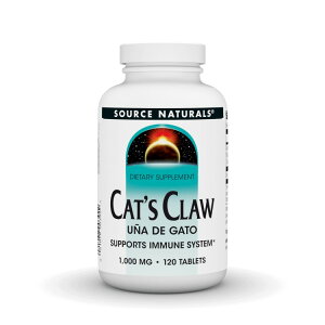 �y�|�C���gUP��18��-30���z�\�[�X�i�`�������Y �L���b�c�N���[ 1000mg 120�� Source Naturals Cats Claw 1000Mg 120T �y�����񂹏��i�z