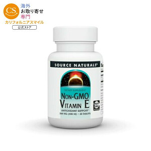 �\�[�X�i�`�������Y �r�^�~��E ���`�q�g�� 400IU 30�� Source Naturals Vitamin E Non-GMO 400 IU 30 Tablet �y�����񂹏��i�z�y���킹�Ĕ��������z