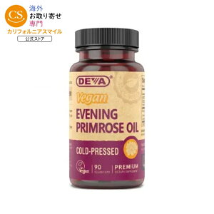 �f�o �r�[�K�� �C�u�j���O�v�������[�Y�I�C�� 90�x�W�J�v�Z�� DEVA Vegan Evening Primrose Oil 90 CAPVEGI �y�����񂹏��i�z