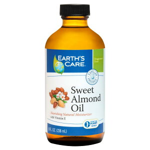 アースズケア スイートアーモンドオイル 236ml EARTH'S CARE Sweet Almond Oil 8 OUNCE 【お取り寄せ商品】