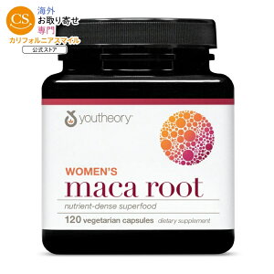 ���[�Z�I���[ �E�B�����Y �}�J ���[�g �X�[�p�[�t�[�h 120�J�v�Z�� YOUTHEORY Women's Maca Root Nutrient - Dense Superfood 120 CAPSULE �y�����񂹏��i�z
