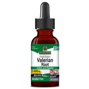 ネイチャーズアンサー バレリアンルート アルコールフリーエキス 57g NATURE'S ANSWER Valerian Root Alcohol Free Extract 2 OUNCE 【お取り寄せ商品】
