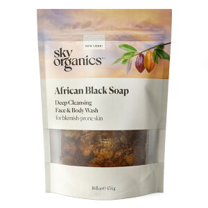 yXߋő勉MAX1040~OFFN[|zXJCI[KjNX AtJubN\[v 454g SKY ORGANICS African Black Soap 16 OUNCE y񂹏iz