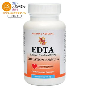 �A���]�i�i�`�������v���_�N�c EDTA 600mg 100�J�v�Z�� ARIZONA NATURAL PRODUCTS EDTA 600 mg 100 CAPSULE �y�����񂹏��i�z