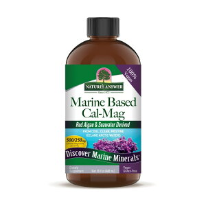 lC`[YAT[ }x[X JVE}OlVE t 454g NATURE'S ANSWER Marine Based - Calcium Magnesium Liquid 16 OUNCE y񂹏iz