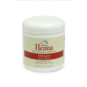 レインボーリサーチ マホガニーヘナ 113g RAINBOW RESEARCH Mahogany Henna 4 OUNCE 【お取り寄せ商品】