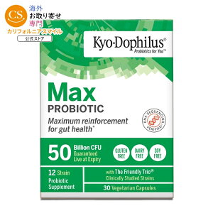�L���[���b�N �L���[�h�t�B���X �}�b�N�X�v���o�C�I�e�B�N�X 30�J�v�Z�� KYOLIC Kyo-Dophilus Max Probiotic 30 CAPSULE �y�����񂹏��i�z