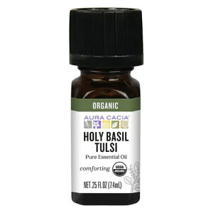 I[JVA I[KjbNGbZVIC z[[oW 7g AURA CACIA Holy Basil Certified Organic. 0.25 OUNCE y񂹏iz