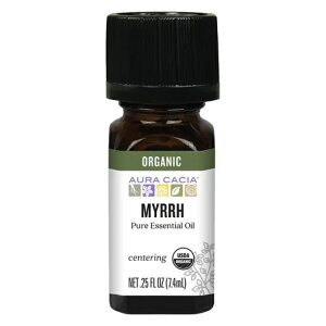 I[JVA I[KjbNGbZVIC ~ 7g AURA CACIA Myrrh Certified Organic. 0.25 OUNCE y񂹏iz