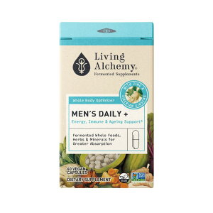 リビングアルケミー デイリー メンズ+ エナジーイミューンサポート 60カプセル LIVING ALCHEMY Daily Men+ Energy Immune and Aging Support 60 CAPSULE 【お取り寄せ商品】【合わせて買いたい】
