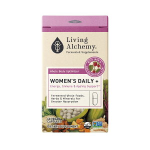 リビングアルケミー デイリー ウィメンズ+ エナジーイミューンサポート 60カプセル LIVING ALCHEMY Daily Women+ Energy Immune and Aging Support 60 CAPSULE 【お取り寄せ商品】【合わせて買いたい】