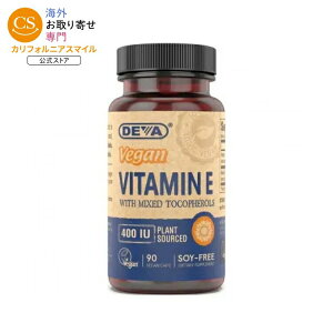 �f�o �r�^�~��E 400IU �~�b�N�X�g�R�t�F���[�� 90�x�W�J�v�Z�� DEVA Vitamin E 400 IU-Mixed Tocop 90 CAPVEGI �y�����񂹏��i�z