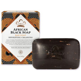 【手洗いに】ヌビアンヘリテージ アフリカンブラックソープバー Nubian Heritage African Black Soap Bar