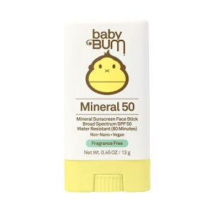 �T���o�� �x�r�[�o�� �~�l���� �t�F�C�X�p���Ă��~�߃X�e�B�b�N SPF50 ������ 13g Sun Bum Baby Bum Mineral Sunscreen Face Stick, SPF 50, Fragrance Free, 0.45oz �y�����񂹏��i�z
