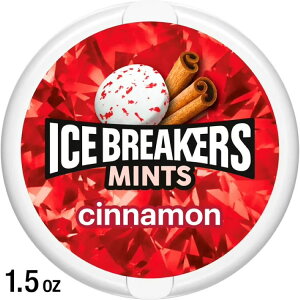 yAJEH}[gizACXu[J[Y ViVK[t[~g 43g Ice Breakers Cinnamon Flavored Sugar Free Mints, Puck 1.5 oz y񂹏iz