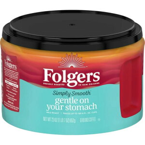 �t�H���W���[�Y �V���v���X���[�X �}�C���h���[�X�g ��652g Folgers Simply Smooth Ground Coffee, Mild Roast Coffee, 23 oz Canister �y�����񂹏��i�z