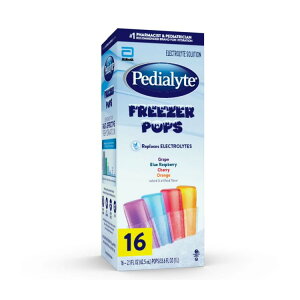 �y�f�B�A���C�g �d���� �\�����[�V���� �t���[�U�[�|�b�v �o���G�e�B�p�b�N 16�{���� Pedialyte Electrolyte Solution Freezer Pops, Variety Pack, Pack of 16 �y�����񂹏��i�z