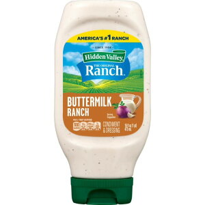 �q�h�D���o���[ �o�^�[�~���N �����` �g�b�s���O���h���b�V���O 473ml Hidden Valley Buttermilk Ranch Topping and Dressing, 16 fl oz Bottle �y�����񂹏��i�z