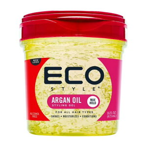 �G�R�X�^�C�� �A���K���I�C�� �w�A�X�^�C�����O�W�F�� ��473ml Eco Style Argan Oil Hair Styling Gel, 16 oz �y�����񂹏��i�z