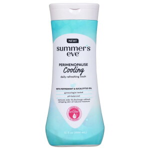 yAJEH}[gizT}[YCu ym|[Y N[OEHbV pHoX tF~jEHbV 443mL Summerfs Eve, Perimenopause Cooling Wash, Removes Odor, pH balanced Feminine Wash, 15 Fl Oz