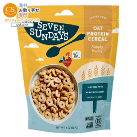 セブンサンデーズ シンプリーハニーオーツプロテインシリアル 227g Seven Sundays Simply Honey Oat Protein Cereal, 8oz 【お取り寄せ商品】
