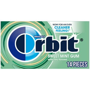yAJEH}[gizI[rbg VK[t[K XC[g~g 14 Orbit Gum Sweet Mint Sugar Free Chewing Gum, Single Pack - 14 Pieces y񂹏iz