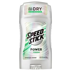 yXߋő勉MAX1040~OFFN[|zyAJEH}[gizXs[hXeBbN jpfIhgXeBbN p[tbV̍ 85g Speed Stick Men's Deodorant, Power Fresh, 3 oz y