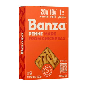 �o���U �Ђ悱���y���l �p�X�^ 227g Banza Penne Pasta from Chickpeas Protein Noodles, 8oz �y�����񂹏��i�z