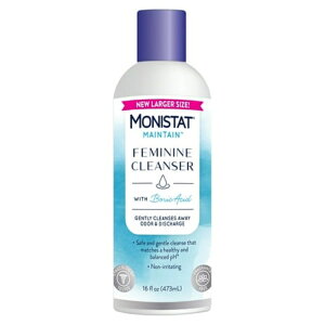 ���j�X�^�b�g �t���O�����X�t���[ �t�F�~�j���N�����U�[ 473ml Monistat Boric Acid Feminine Cleanser, Fragrance Free Feminine Wash, 16 Fl Oz, 1 Pack �y�����񂹏��i�z