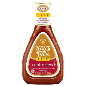 �P���Y�X�e�[�L�n�E�X ���C�g �J���g���[ �t�����` �T���_�h���b�V���O 473ml Ken's Steak House Lite Country French Salad Dressing 16 fl oz �y�����񂹏��i�z