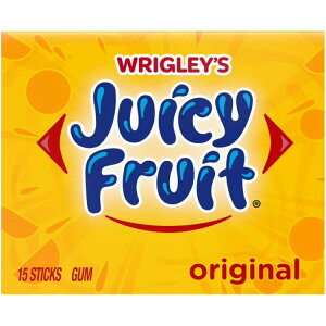 yAJEH}[gizW[V[t[c IWiouK 15 Juicy Fruit Original Bubble Gum, Single Pack - 15 Pieces y񂹏iz