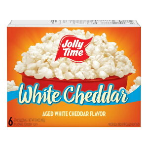 �W�����[�^�C�� �z���C�g�`�F�_�[ �d�q�����W�p�|�b�v�R�[�� 6���� JOLLY TIME White Cheddar Microwave Popcorn, 2.9 oz, 6 Ct �y�����񂹏��i�z