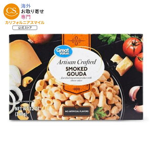 �O���[�g�o�����[ �A�[�e�B�U���N���t�g �}�J���j���`�[�Y �X���[�N�S�[�_ ��340g Great Value Artisan Crafted Macaroni and Cheese, Smoked Gouda, 12 oz �y�����񂹏��i�z