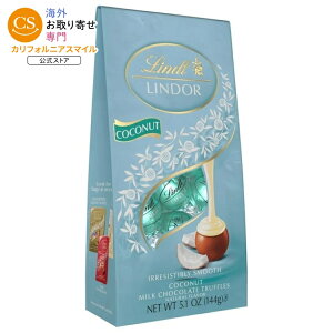 �����c �����h�[�� �R�R�i�b�c�~���N�`���R���[�g�L�����f�B�g�����t 144g Lindt Lindor Coconut Milk Chocolate Candy Truffles, 5.1 oz. Bag �y�����񂹏��i�z