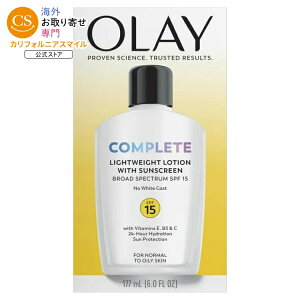 �I���C �t�F�C�X���C�X�`�����C�U�[ SPF15�z�� ���Ă��~�߃t�F�C�X���[�V���� 177mL Olay Face Moisturizer with SPF 15, Complete Face Lotion with Sun Protection, 6.0 oz �y�����񂹏��i�z