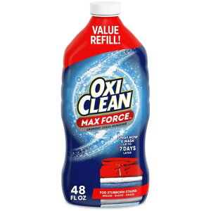 yAJEH}[gizILVN[ }bNXtH[X pV~Xv[ lߑւp 1.42L OxiClean Max Force Laundry Stain Remover Spray Refill, 48 fl oz? y񂹏iz