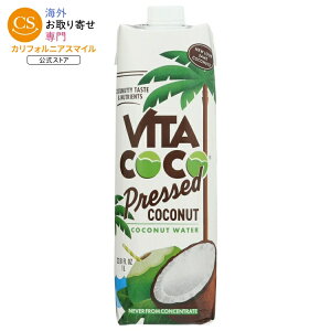 �r�^�R�R �v���X�h �R�R�i�b�c�E�H�[�^�[ 1L Vita Coco Pressed Coconut Water, 1 Lt �y�����񂹏��i�z