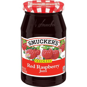 yAJEH}[gizX}bJ[Y V[hX bhYx[W 510g Smucker's Seedless Red Raspberry Jam, 18 ozs y񂹏iz